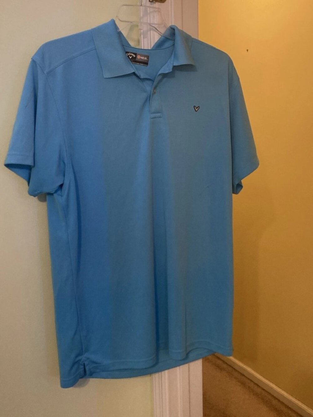 Mens Large Callaway Blue Golf Polo Shirt